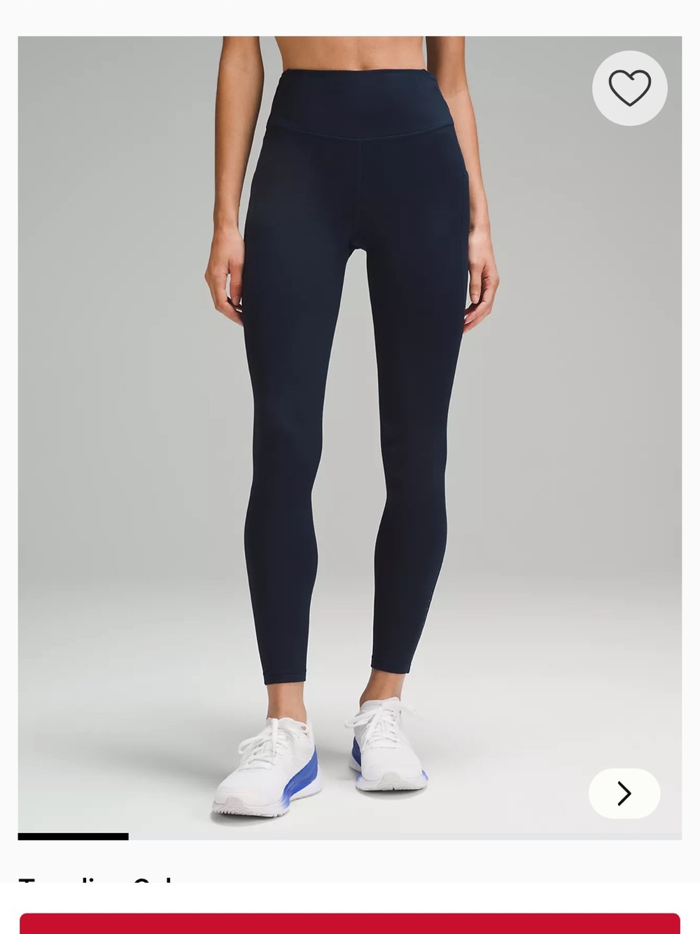 Lululemon fast and free navy Leggings